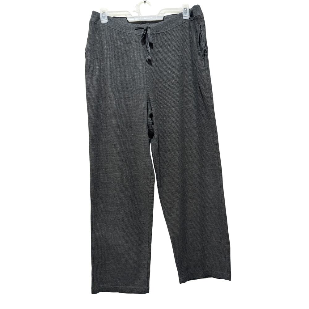 Highland Outfitters Women Grey Lounge SoftKnit Lounge Drawstring Pants- Size: XL